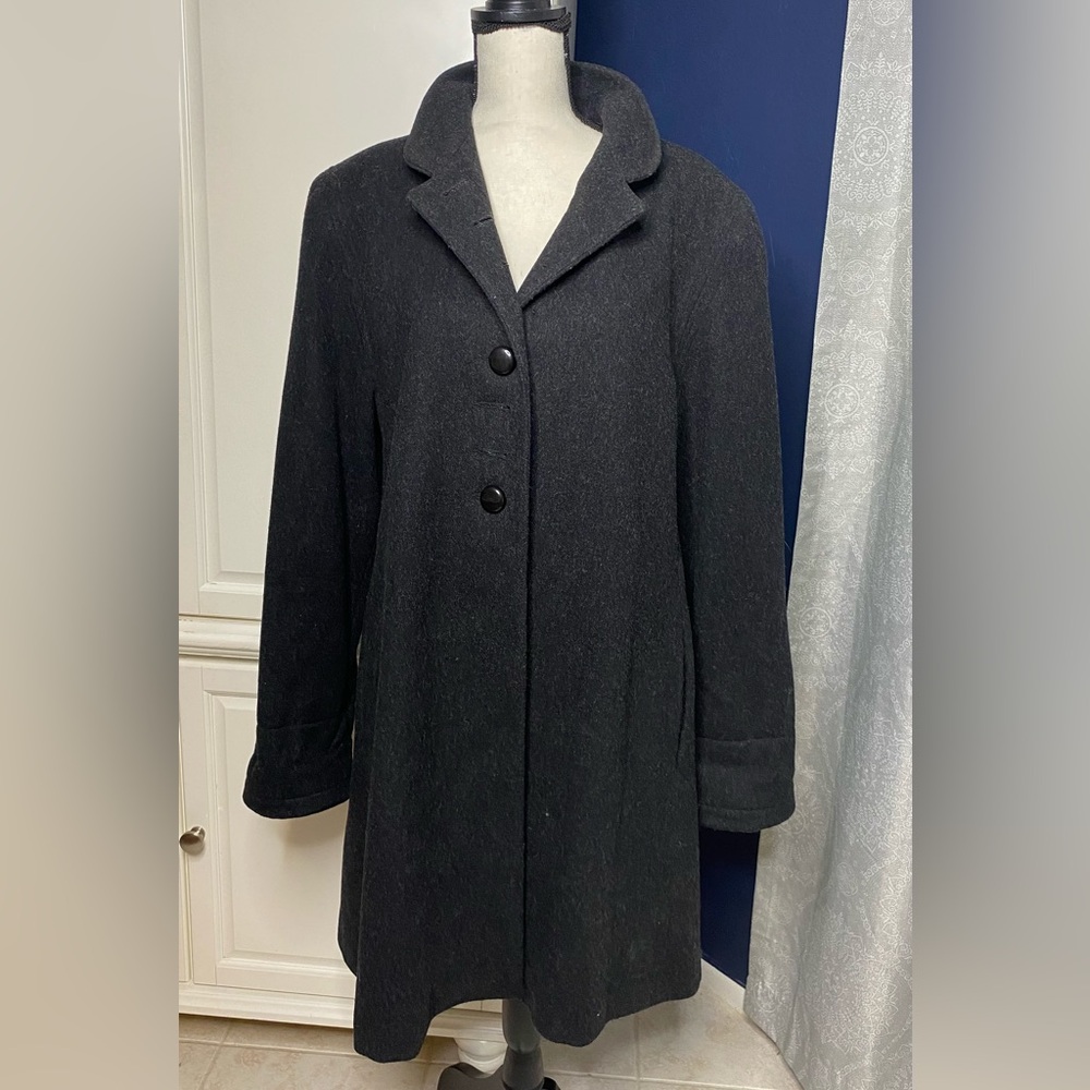 Women’s wool coat- size 14-  see description